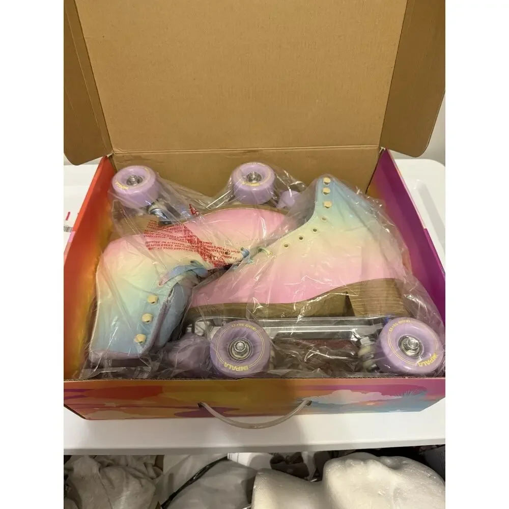 Impala Women's Quad Roller Skates Pastel Fade, Size 9 In Original Box